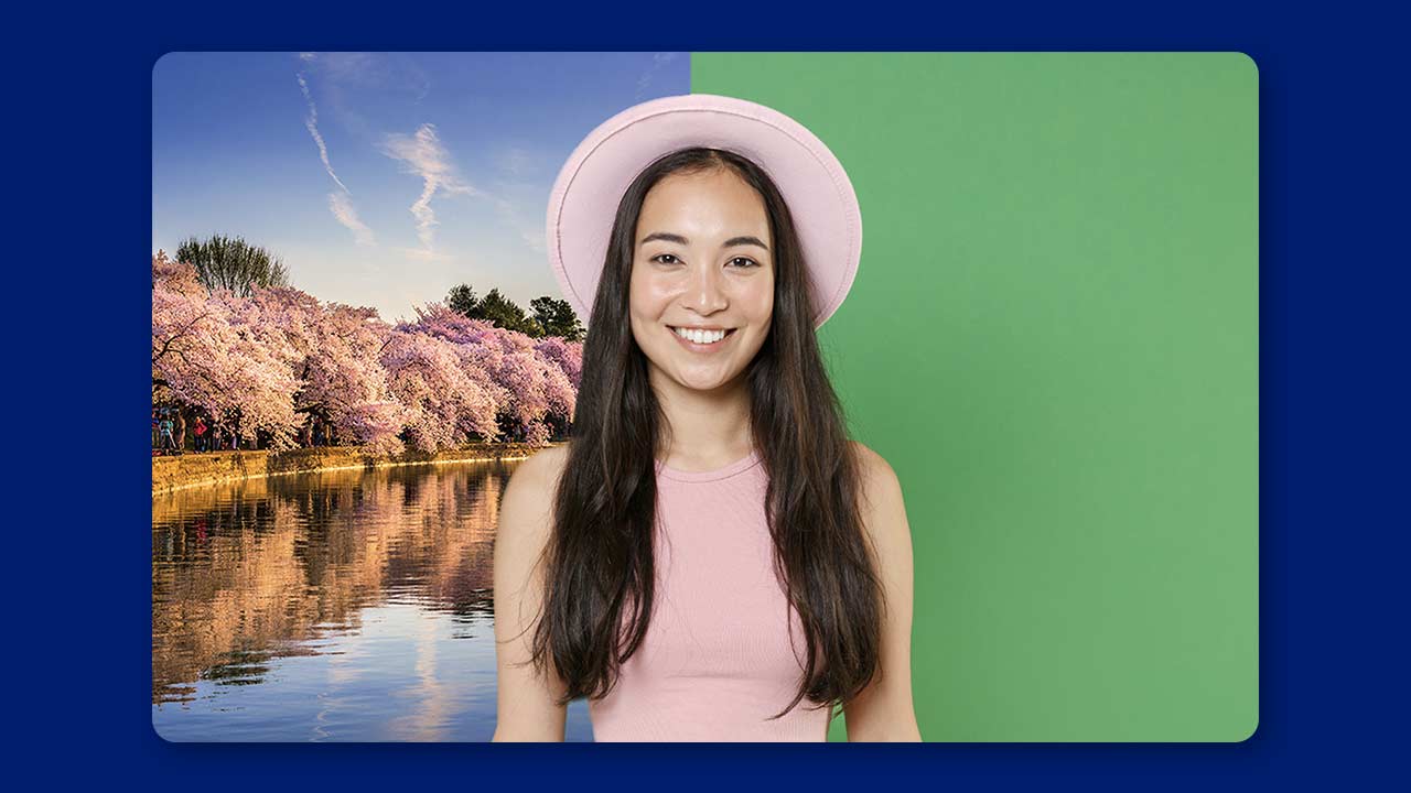 Image Background on Green Screen