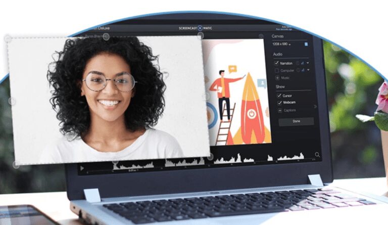 Video overlays on ScreenPal