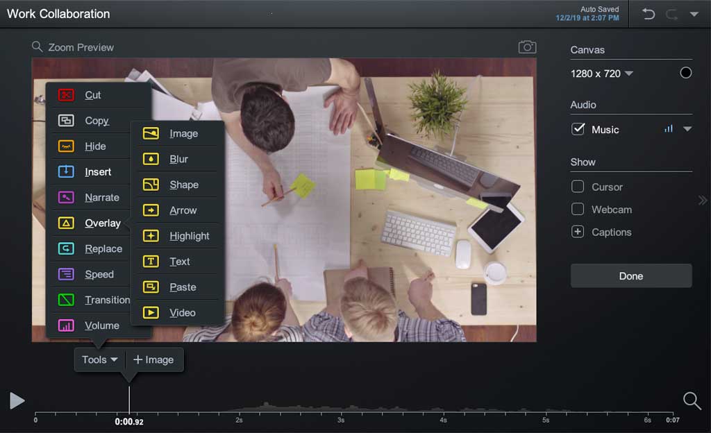hassle free video editor
