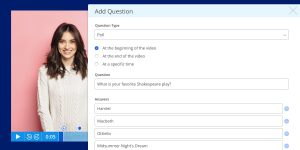 Easily add interactive video quizzes to any video
