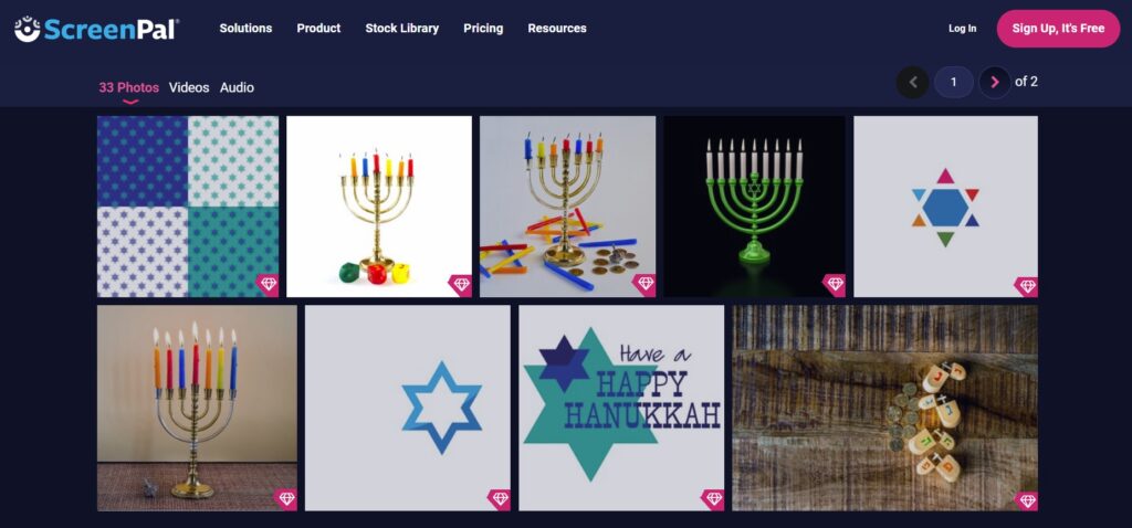 Hanukkah Virtual Backgrounds