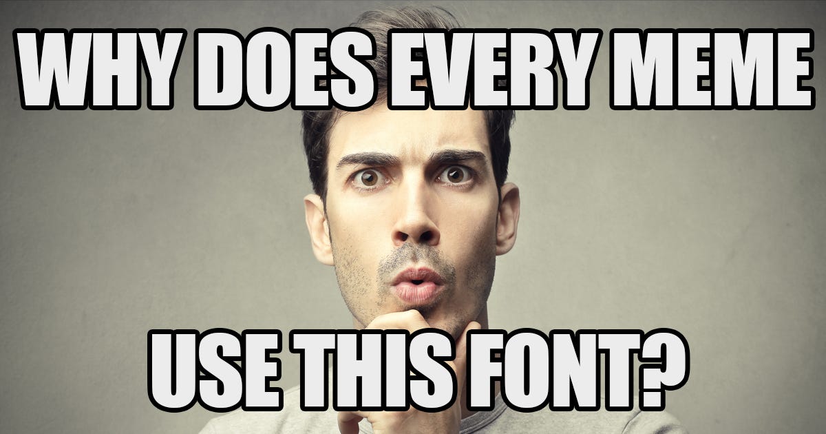 Meme fonts