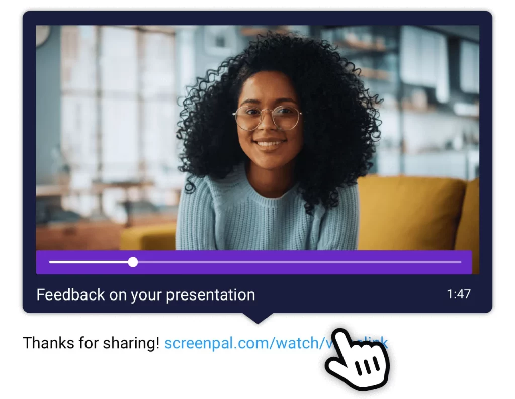Hover to watch videos with the ScreenPal Chrome extension