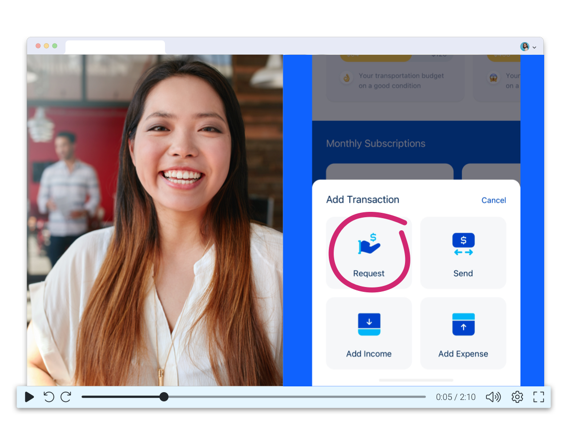 Create promo videos with our mobile app